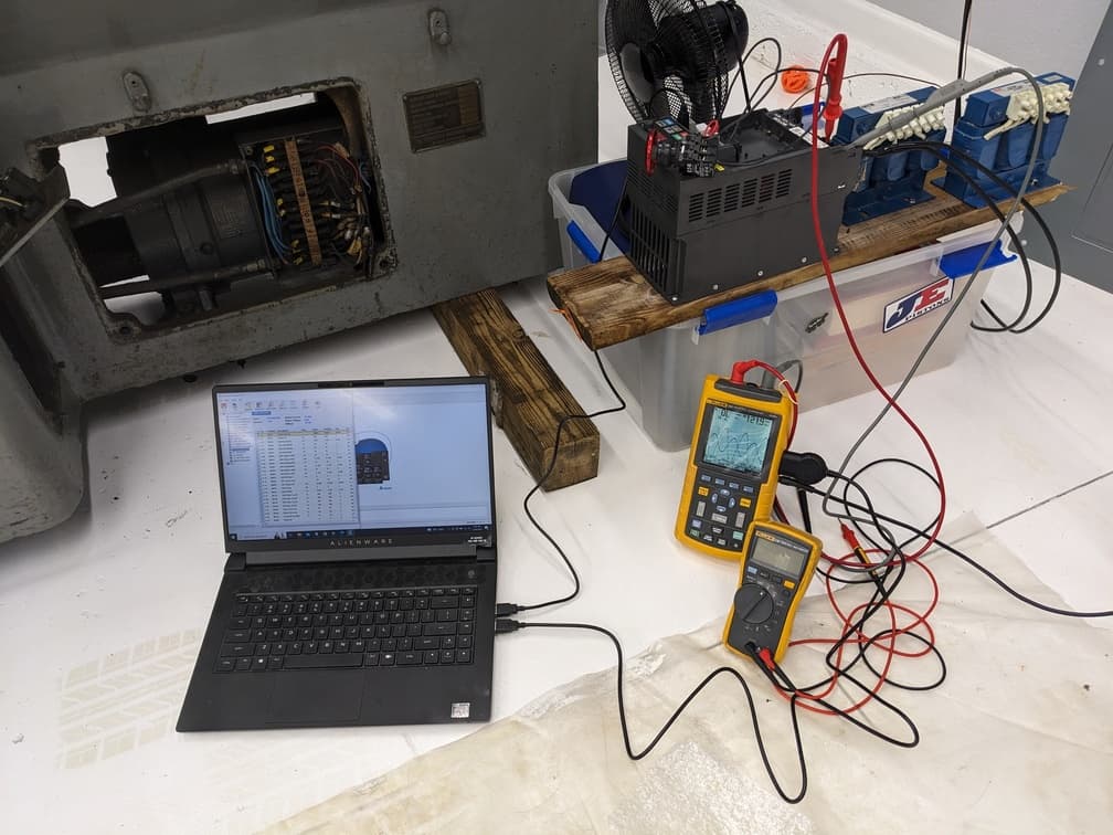 Measure harmonics with Fluke Scopemeter