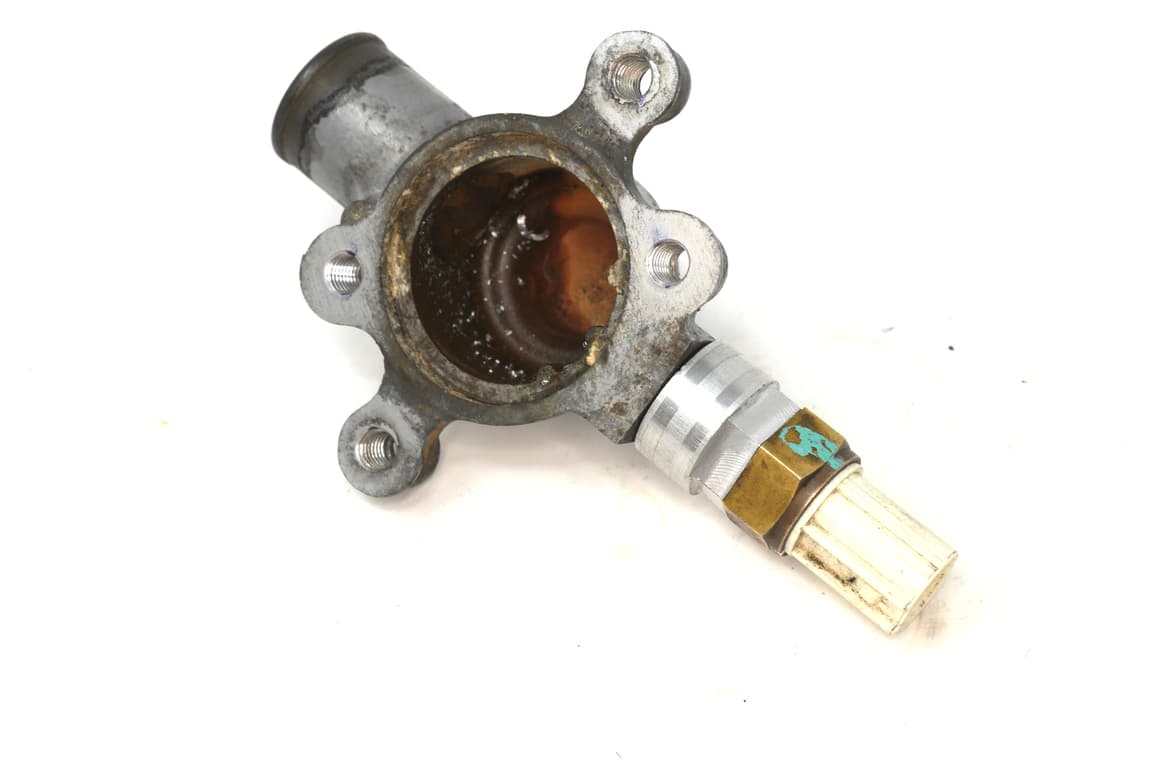 EX250 coolant housing with Ninja 300 coolant temp sensor