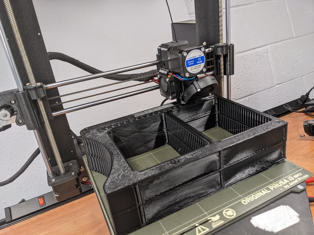 Rosewill 4U Rackmount case cut in half