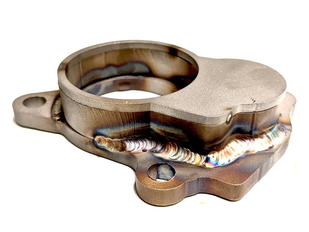 TIG welded stainless steel turbo exhaust header