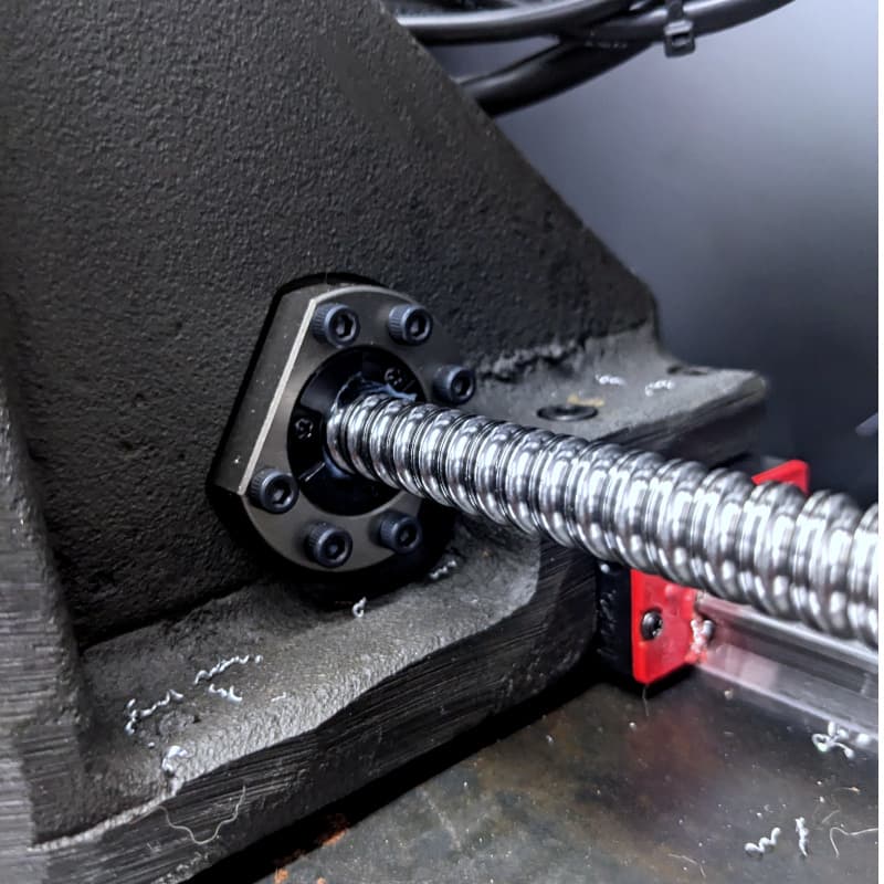 Ballscrew on Langmuir MR1 CNC