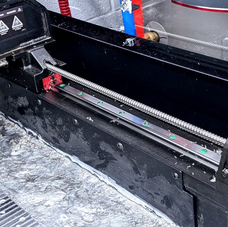 Langmuir MR1 exposed linear rail and ball screws